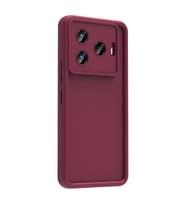 Tecno Camon 30 Pro 5G Kılıf Kamera Korumalı Ananas Silikon Kapak (Mürdüm)