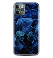 Apple iPhone 11 12 13 14 Pro Max Kılıf Desemli Silikon Blue Foid 1628