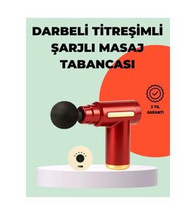 Titreşimli Kas Masaj Aleti, 6 Kademe Güçlü ve Rahatlatıcı Masaj