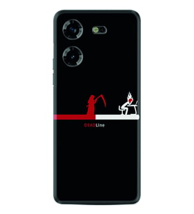 Tecno Pova 5 Kılıf Silikon Desen Özel Seri Dead Line 1662