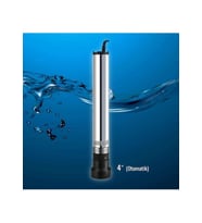 Dayuan 1.1 Hp-220V-Motorlu Kademeli Otomatik 4" Derinkuyu Dalgıç Pompa+20 Mt. Kablo