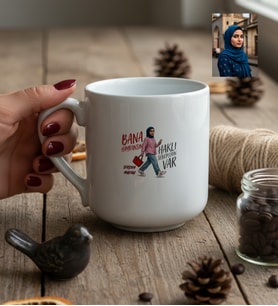 Kişiye Özel Karikatürlü Bana Hayransın Kupa Bardak Doğum Günü Hediyesi