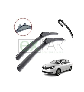 RENAULT SYMBOL SEDAN ÖN CAM SİLECEK SÜPÜRGESİ TAKIMI 2013 - 2015 SEMBOL ÖN SİLECEK