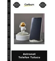 Özel Üretim Masamüstü Dekoratif Hediyelik Ofis Astronot Telefon Tutucu