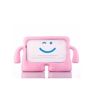 Fuchsia iPad Air 10.9" 10. Nesil ile Uyumlu kOkO Eğlenceli Karakterli Standlı Çocuk Tablet Kılıfı (Pembe)