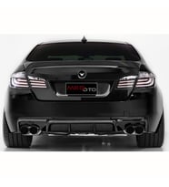 Bmw F10 Vorstainer Difüzör Sağ Sol Çift Çıkış Piano Black 2010 - 2017 5 Serisi