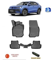 Rizline Volkswagen T-Roc 2017-2025 Yılları Arası Uyumlu 3D Havuzlu Paspas ASMA KOKU VE NUMARATÖR HEDİYELİ