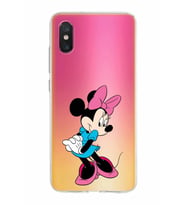 Xiaomi Mi 8 Pro Uyumlu Kapak Minnie Mouse Tasarımlı Şeffaf Silikon Kılıf