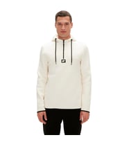 Bad Bear Defence Half-Zip Hoodie Beyaz