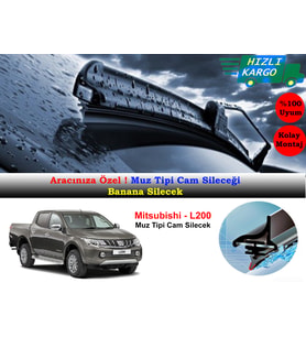 Mitsubishi L200 Muz Silecek Takımı 2006-2014