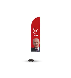 Milliyetçi Hareket Partisi  Reklam Yönlendirme ve Tanıtım Yelken Bayragı