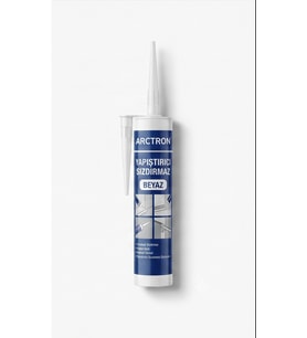 Arctron Yapıştırıcı Sızdırmaz Pu mastik 300 ml - Beyaz