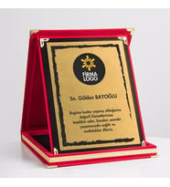 Kırmızı Kadife Plaket-0004