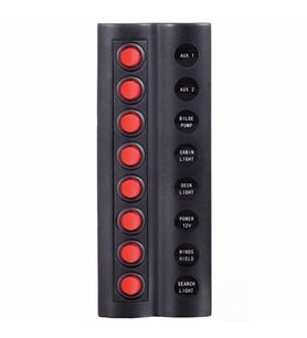 BFY Marin Sigortalı Switch Panel, 8 Anahtarlı (STD)