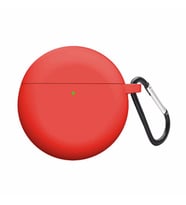Microsonic Huawei FreeBuds 4 Mat Silikon Kılıf Kırmızı