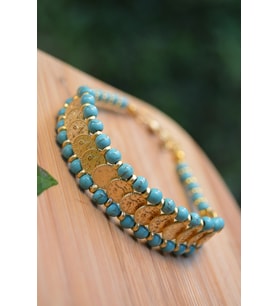 STONEAGE JEWELLERY Turkuaz TuğraIı Bileklik
