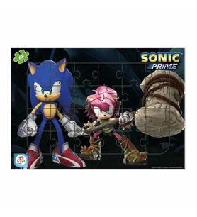 Laço Kids Sonic 48 Parça Frame Puzzle 1 So7868