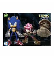 Laço Kids Sonic 48 Parça Frame Puzzle 1 So7868