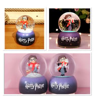 Harry Potter Üflemeli Işıklı Müzikli Kar Küresi Orta Boy (Çok Renkli)