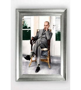 Gümüş Çerçeveli Atatürk Tablo cv662