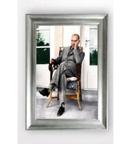 Gümüş Çerçeveli Atatürk Tablo cv662