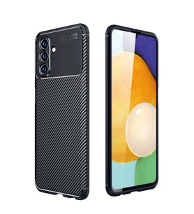 Samsung Galaxy A36 Kılıf Auto Focus Karbon Kapak - Siyah