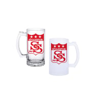 Ghostbastır Design Sivasspor Kulplu Bira Bardağı Buzlu veya Şeffaf Seçenekli 0214