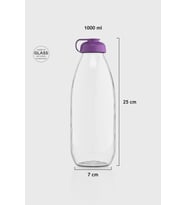 Renga Milky 1000 ml Cam Şişe 181009 Fuşya (Mor)