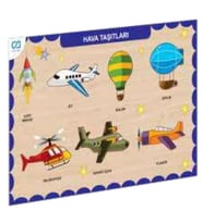 Ahşap Hava Taşıtları Eğitici Set