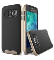 Verus Galaxy S6 ile Uyumlu Case Crucial Bumper Kılıf Shine Gold