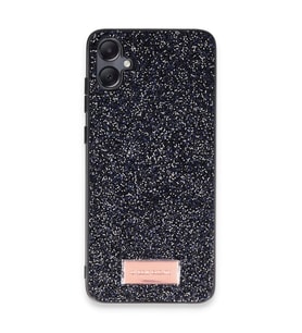 Onegif  Galaxy A05 Bright Simli Kapak - Siyah