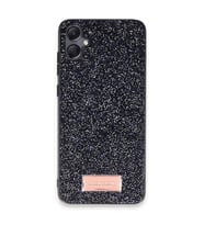Onegif  Galaxy A05 Bright Simli Kapak - Siyah