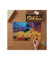 Mercan Kayalığı - Renkli Balıklar - Okyanus Tasarımı 240 parça Ahşap Puzzle Ahşap Kutuda MP06397