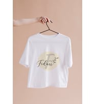 Baş Harfli Çiçekli Tişört Kişiye Özel ( Unisex - Büyük - Çocuk )