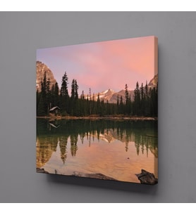 DOĞANIN YANSIMASI KANVAS TABLO 90x90cm (Karışık)