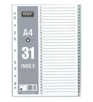 Dosya Ayracı Seperatör 1-31 Rakam A4