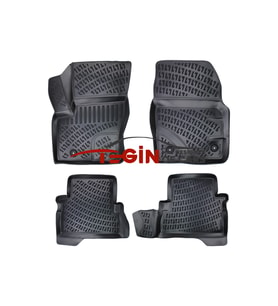 C-max 2007 3D Havuzlu Paspas Siyah (Karışık)