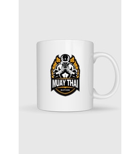 Muay Thai Nation Baskılı Kupa Bardak