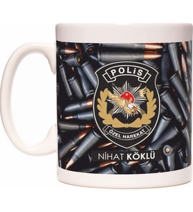 Özel Harekat Polis İsme Özel Kupa Bardak