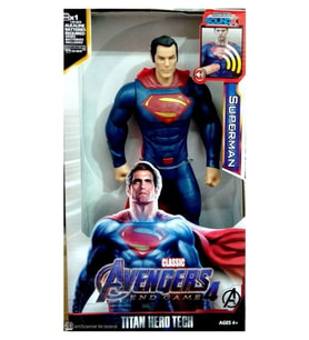 Avengers Süperman Oyuncak Karakter Sesli Işıklı 30 Cm