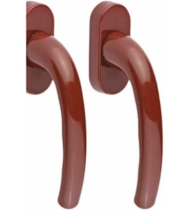 PVC 2 PARCA KAHVERENGİ PENCERE KOLU