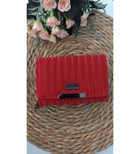 Bayan Cüzdan Orta Boy Kırmızı ARP0904
