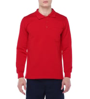 POLO YAKA KIRMIZI SWEAT