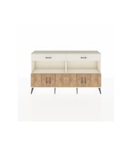 Arges Konsol 2 Raflı 2 Çekmeceli 4 Kapaklı 176x30x99 Aytaşı-Çam/Aytaşı
