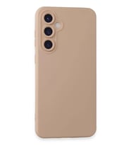 Newface Samsung Galaxy S24 Kılıf Nano içi Kadife Silikon - Pudra