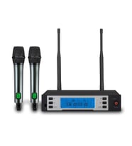 Camimarket C-2200EE UHF Kablosuz Çift El Mikrofonu