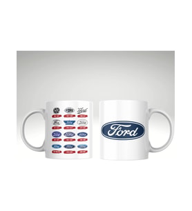 Applucky Ford Logo Tarihçesi Baskı Kupa Bardak