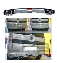 Fiat Fiorino Difüzör Arka Tampon Eki 4 Egzoz Çıkışlı
