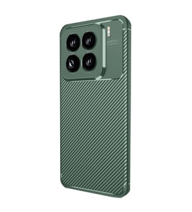 Xiaomi Mi 15 Pro Kılıf Auto Focus Karbon Kapak - Koyu Yeşil