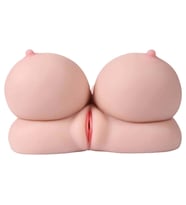 OdinsShop 3 İşlevli 3D Realistik Suni Oral Vajina Göğüs